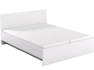 REA OXANA biela, manželská posteľ 160x200 s úložným priestorom