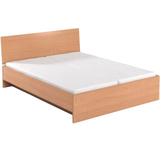 REA OXANA buk, manželská posteľ 160x200 s úložným priestorom