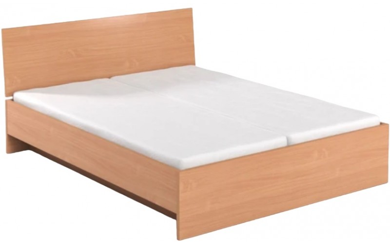 REA OXANA buk, manželská posteľ 180x200 s úložným priestorom