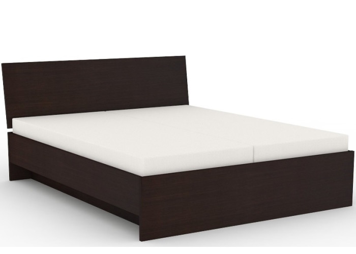 REA OXANA wenge, manželská posteľ 180x200 s úložným priestorom