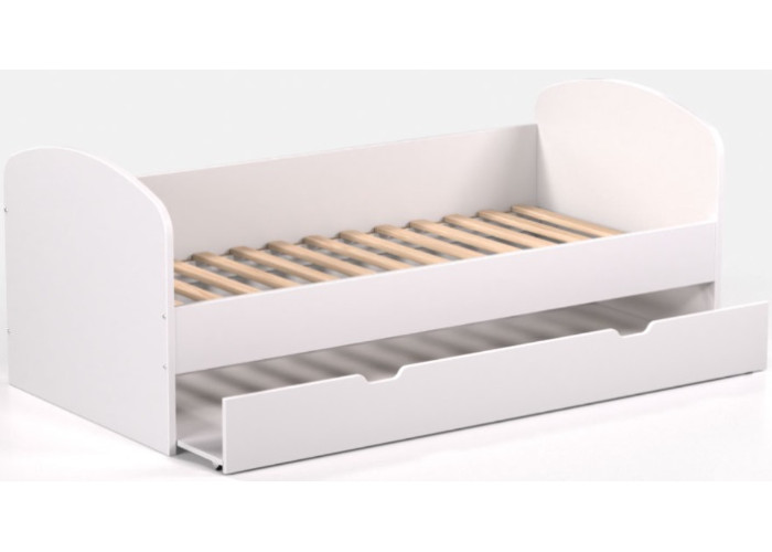 REA ABRA biela, detská posteľ s prístelkou 90x200 cm REA ABRA biela, detská posteľ s prístelkou 90x200 cm