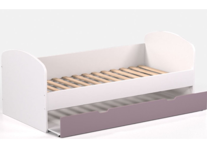 REA ABRA biela + farebné čelo, detská posteľ s prístelkou 90x200 cm REA ABRA biela + farebné čelo, detská posteľ s prístelkou 90x200 cm