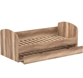 REA ABRA dub canyon, detská posteľ s prístelkou 90x200 cm