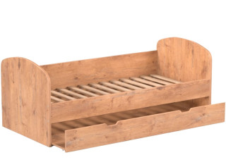 REA ABRA dub lancelot, detská posteľ s prístelkou 90x200 cm