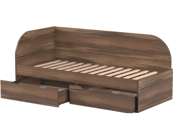 REA GARY 90L orech rockpille, jednolôžková posteľ 90x200 cm s úložným priestorom ľavá REA GARY 90L orech rockpille, jednolôžková posteľ 90x200 cm s úložným priestorom ľavá