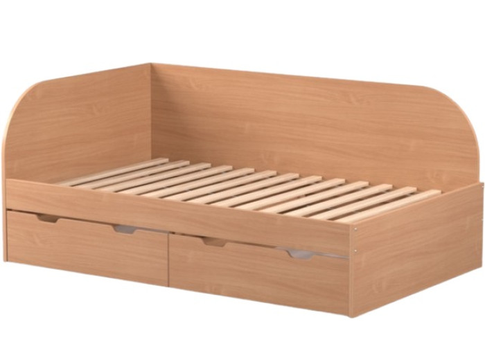 REA GARY 120L buk, študentská posteľ 120x200 cm s úložným priestorom ľavá REA GARY 120L buk, študentská posteľ 120x200 cm s úložným priestorom ľavá