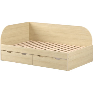 REA GARY 120L dub vicenza, študentská posteľ 120x200 cm s úložným priestorom ľavá