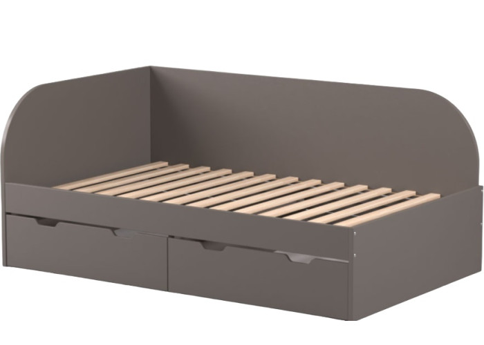 REA GARY 120L šedý grafit, študentská posteľ 120x200 cm s úložným priestorom ľavá REA GARY 120L šedý grafit, študentská posteľ 120x200 cm s úložným priestorom ľavá