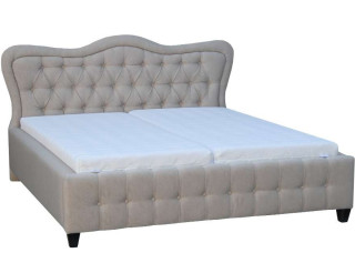 AURORA čalúnená manželská posteľ 160x200 cm s úložným priestorom