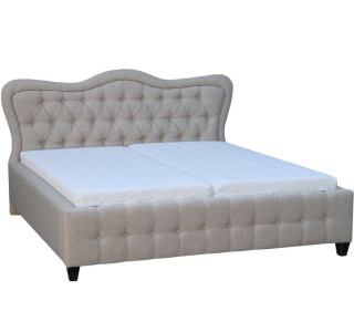 AURORA čalúnená manželská posteľ 160x200 cm s úložným priestorom