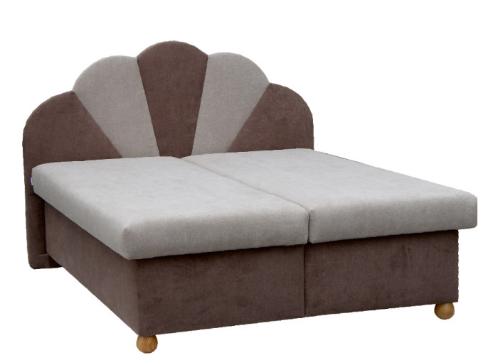 FLORA čalúnená posteľ s matracom a roštom 160x200 cm