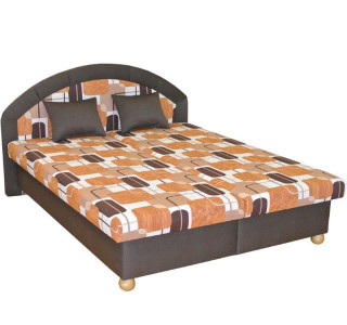 LENKA I čalúnená posteľ 160x200 cm s matracom a úložným priestorom LENKA I čalúnená posteľ 160x200 cm s matracom a úložným priestorom
