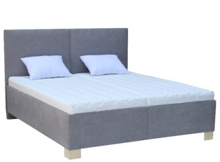 MILTON manželská čalúnená posteľ 160x200 cm s úložným priestorom