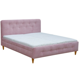 NEW JERSEY moderná čalúnená posteľ 160x200 cm s úložným priestorom