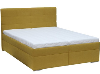 AUSTIN čalúnená manželská posteľ 160x200 cm s úložným priestorom