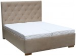 TULSA čalúnená posteľ 160x200 cm s úložným priestorom