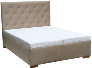 TULSA čalúnená posteľ 160x200 cm s úložným priestorom