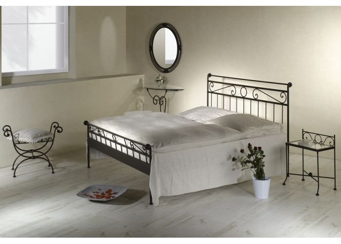 ROMANTIC II kovaná posteľ  v šírke 90, 140, 160 a 180 x 200 cm