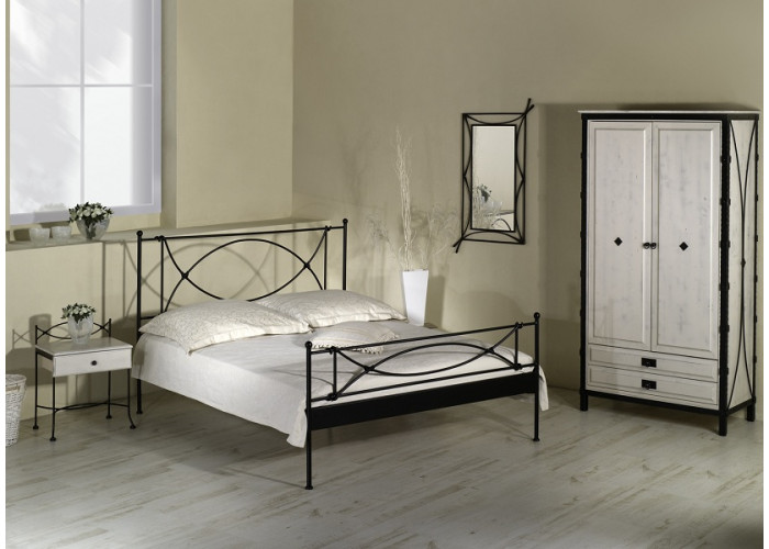 THOLEN II kovaná posteľ v šírke 90, 140, 160 a 180 x 200 cm