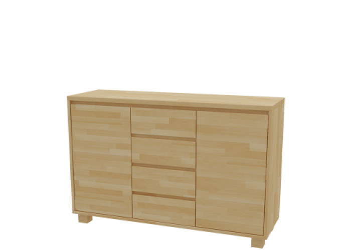 VK-2D-4Z buková komoda VK-2D-4Z buková komoda