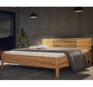 CALVINA masívna posteľ 140x200 cm z jadrového buku