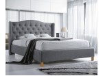 ASPEN sivá, posteľ s roštom 140 x 200 cm