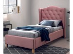 ASPEN VELVET antická ružová, detská posteľ s roštom 90x200 cm