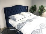 ASPEN VELVET granátová, čalúnená posteľ s roštom 160x200 cm