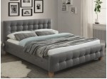 BARCELONA sivá, posteľ s roštom 160 x 200 cm