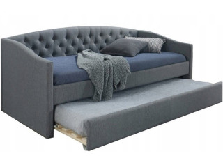 ALESSIA sivá, posteľ s prístelkou 90x200 cm