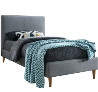 ACOMA sivá, posteľ s roštom 90x200 cm