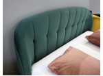 LIGURIA VELVET zelená, posteľ s roštom 160 x 200 cm