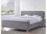 MALMO sivá, posteľ s roštom 160 x 200 cm