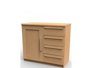 PETRA P2DZ buková/dubová komoda