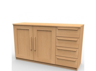 PETRA P3DDZ buková/dubová komoda