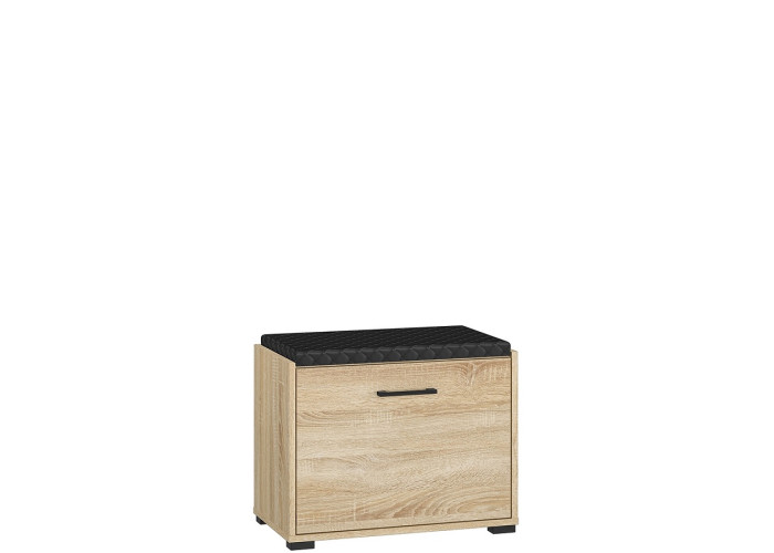 CARO 01, skrinka na topánky s čalúneným sedákom