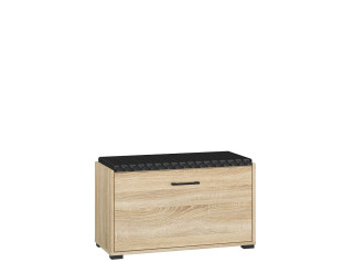 CARO 04, skrinka na topánky s čalúneným sedákom