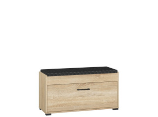 CARO 05, skrinka na topánky s čalúneným sedákom