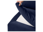 LANGO LUX 3DL navy modrá, rozkladacia pohovka