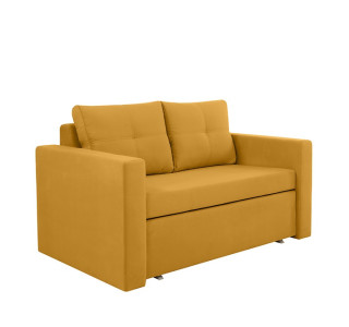 BUNIO 3-2FBK oranžová, rozkladacia pohovka/rozkladacie kreslo