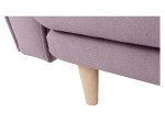 MANILA LUX 3DL lilac, rozkladacia pohovka