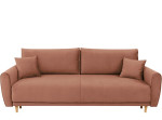 MANILA LUX 3DL orange, rozkladacia pohovka