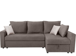 PRZEMEK IV LUX 3DL taupe, rohová rozkladacia sedačka