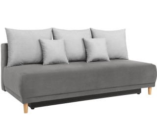 RINA LUX 3DL sivá, rozkladacia pohovka