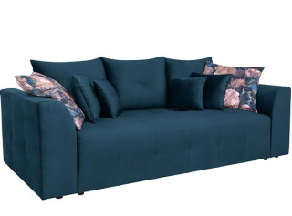 ROYAL IV MEGA LUX 3DL navy, rozkladacia pohovka na každodenné spanie