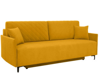 LOGAN LUX 3DL žltá, rozkladacia pohovka