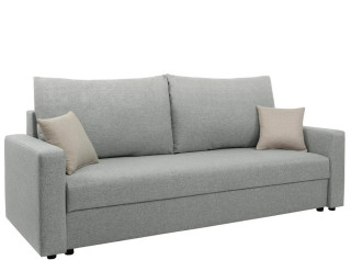 ZOLA LUX 3DL sivá, rozkladacia pohovka