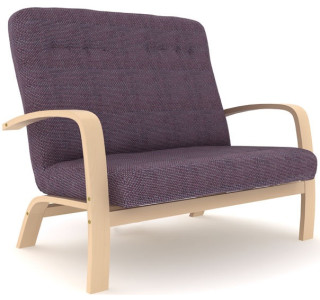 JOHAN 2S pevné relaxačné dvojkreslo