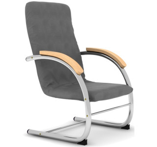 KAJA 1 chrómové relaxačné kreslo