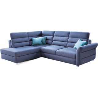 NITRA B rohová rozkladacia sedacia súprava s úložným priestorom